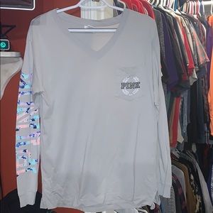 Pink brand long sleeve top